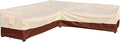 Outdoor Sectional Cover Patio Furniture Covers Waterproof Rip-Stop Anti-UV 600D by Westblue