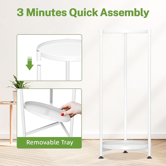 iDavosic.ly 2 Tier Corner Plant Stand Indoor, Tall Vertical Metal Flower Heavy - Image 5