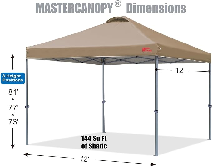 MASTERCANOPY Durable Pop-up Canopy Tent - Image 3