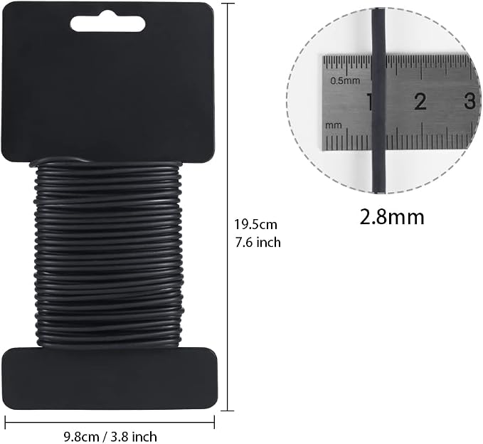 Tenn Well Garden Wire, 66 Feet 2.8mm Bendable Garden Plant Ties - Image 7