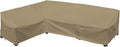 Heavy Duty Outdoor Sectional Sofa Cover, Lawn Patio Furniture Cover by Flexiyard