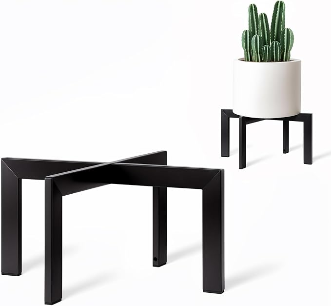 IZIDDO Plant Stand Indoor Outdoor, Metal Mid-Century Pot Stand, Modern Plant by IZIDDO