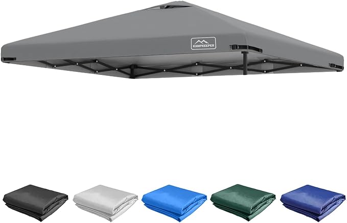 KAMPKEEPER Replacement Top Pop Up Canopy Tent Cover Roof by KAMPKEEPER