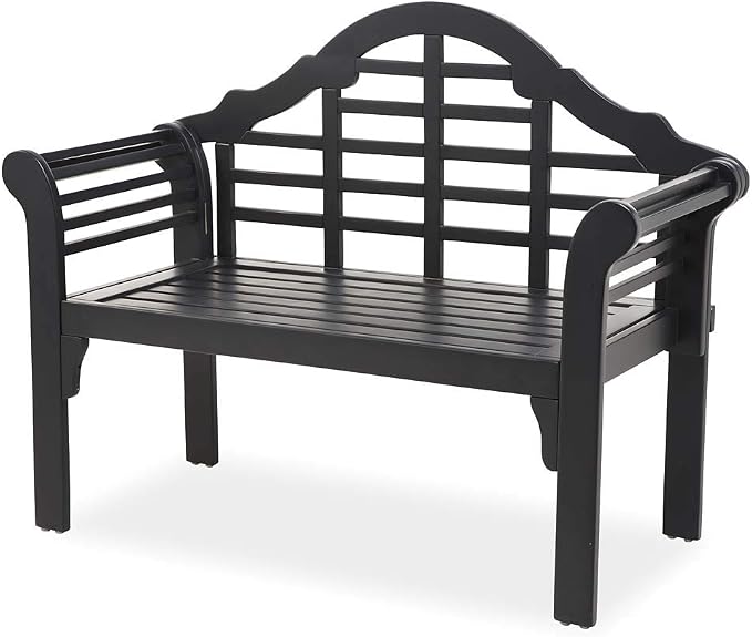 Plow & Hearth Weatherproof Lutyens Eucalyptus Wood Garden Bench | Foldable by PlowHearth