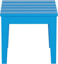 WestinTrends Ashore Outdoor Patio Modern Adirondack Side Table, Pacific Blue by WestinTrends