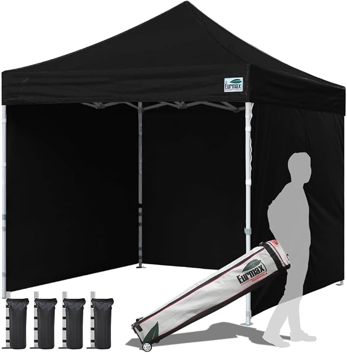 Eurmax USA 10'x10' Pop-up Canopy Tent Commercial Instant Canopies by Eurmax