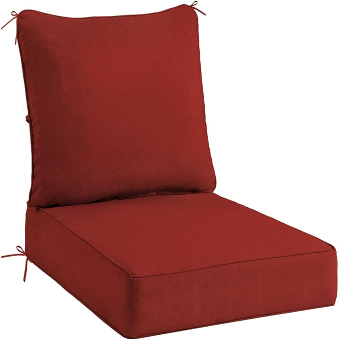 Sundale Outdoor Olefin Deep Seat Cushion, Patio Chair Cushion and Pillow by SundaleOutdoor