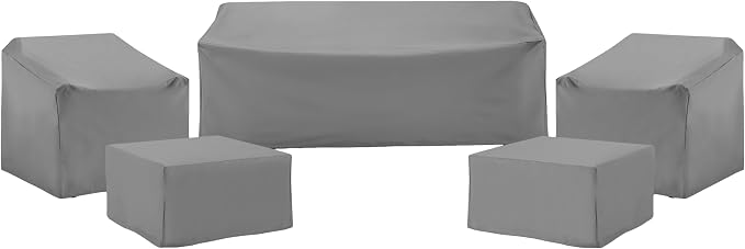 Crosley Furniture Patio Furniture Covers, Waterproof 5-Piece Cover Set by CrosleyFurniture