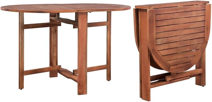 vidaXL Oval Acacia Wood Patio Dining Table by vidaXL