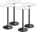 Furmax Bistro Pub Table Round Bar Height Cocktail Table by Furmax