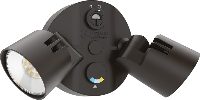 Lithonia Lighting HomeGuard 2-Light LED Outdoor Flood Lights, Outdoor LED Lights by AcuityBrands