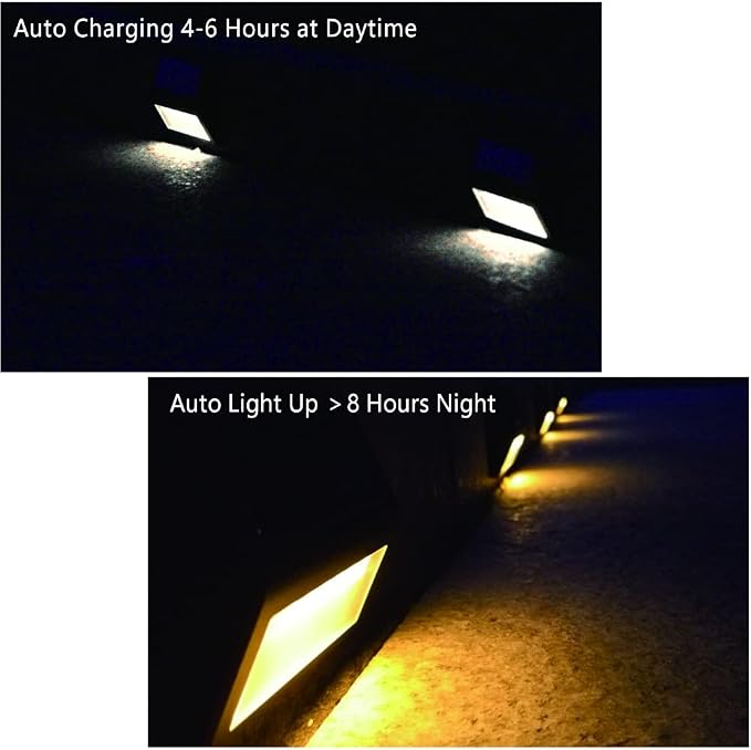 Solar Lights Outdoor, Waterproof Solar Powered Deck Step Lights - Image 6