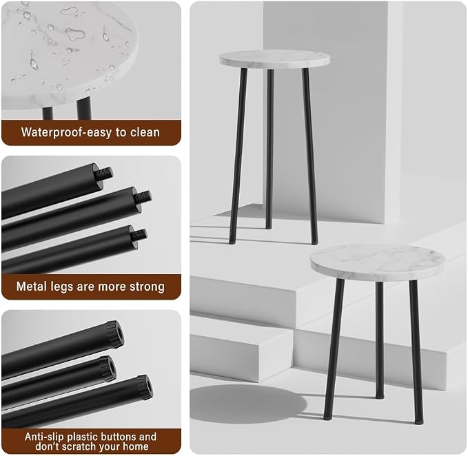 Plant Stand Indoor Tall: Corner Wood Plant Stand 2 Pack Mid Century Modern Decor - Image 3