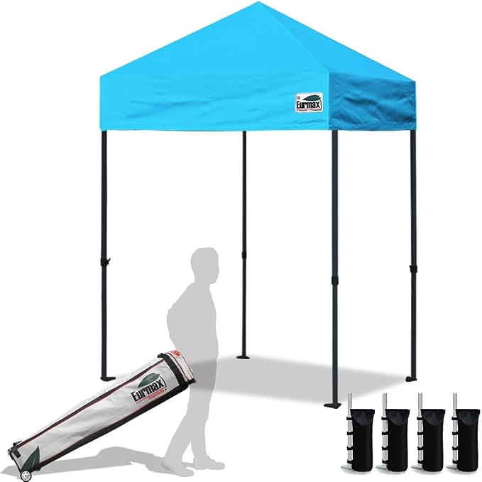 Eurmax USA 5'x5' Pop Up Canopy Tent Commercial Instant Canopies by Eurmax