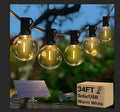 Lakumu 34FT G40 Solar String Lights, Globe Outdoor String Lights by Lakumu