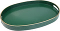 Spsyrine Dark Green Plastic Serving Tray by Spsyrine