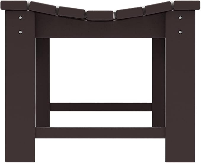 Westin Outdoors Malibu WO 48" Length Backless Poly Wood Outdoor/Garden Bench - Image 6
