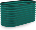 Plant & Plot Galvanized Raised Garden Beds Outdoor // 4×2×2 ft Planter Raised by PlantPlot