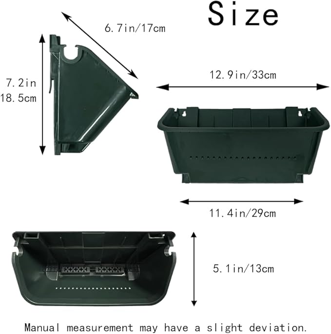 Self-Watering Wall Mounted Planter Set, Indoor and Outdoor Vertical Planter - Image 2