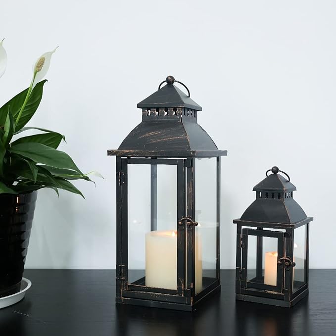 NEEDOMO Lanterns Decorative Outdoor&Indoor, Candle Holder - Image 8