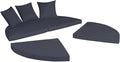 Outdoor Round daybed Cushion Cover, 4 in 1 Cushion Cover by FSJITF