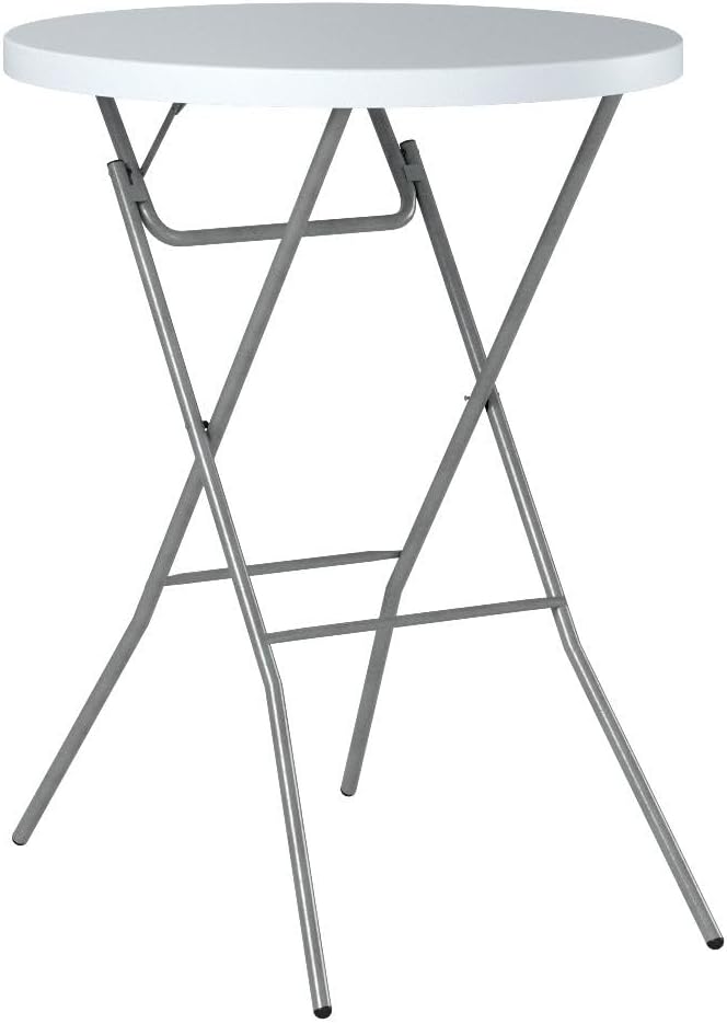 Best Choice Products 32in Bar Height Folding Table, Round Indoor Outdoor - Image 5