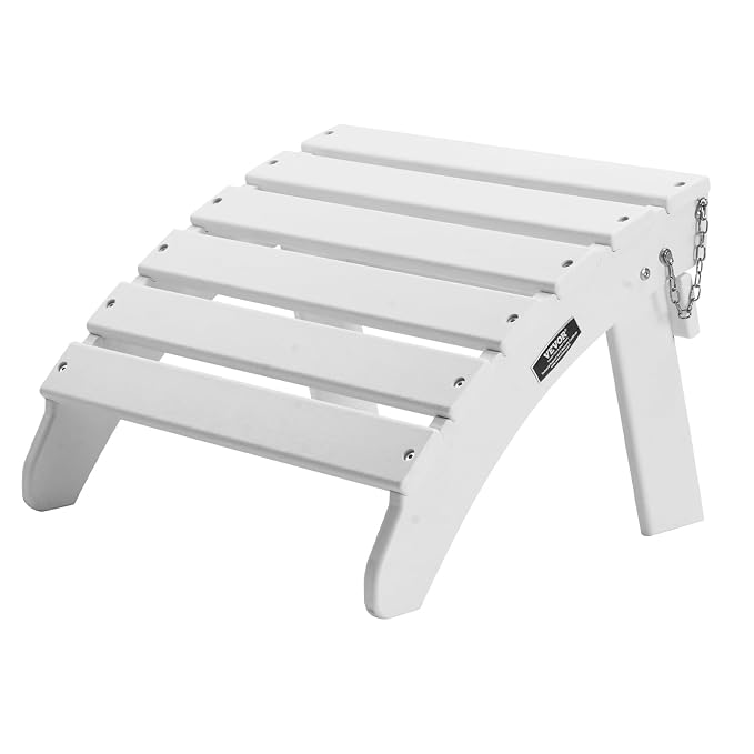 VEVOR Adirondack Ottoman, 17.7L x 19.7W x 13.8H Inch HDPE Plastic Folding - Image 10