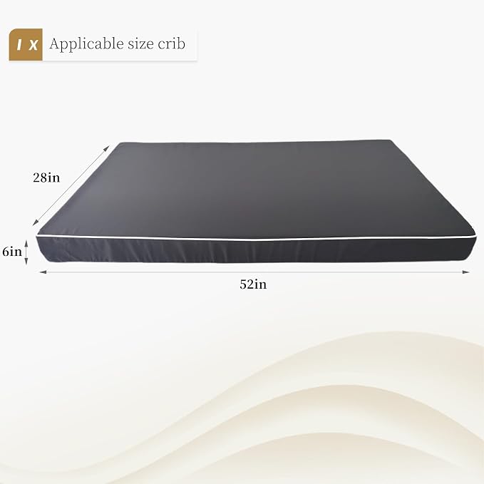 52 * 28 * 6" Outdoor Porch Swing Daybed Mattress Cover Olefin, Patio Daybed - Image 2