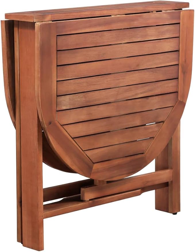 vidaXL Oval Acacia Wood Patio Dining Table - Image 3