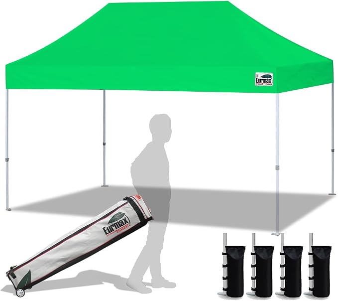 Eurmax USA 10'x15' Pop Up Canopy Tent Commercial Instant Canopies by Eurmax