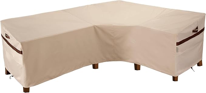 Patio Right-Facing Sectional Lounge Set Cover 106''L x 85''L x 34''D x by PATIOASIS