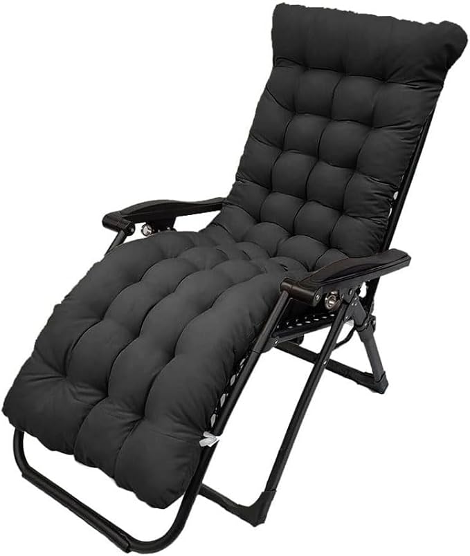 Patio Chaise Lounger Cushion, 61in Lounge Chair Recliners Chair Cushions by Pasrdqoyp