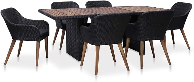 vidaXL 7 Piece Outdoor Dining Set by vidaXL