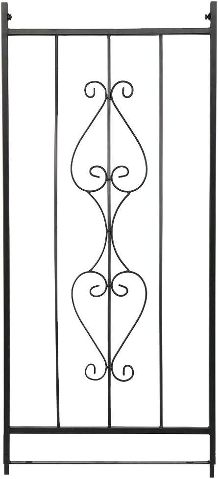Garden Arbor with Side Garden Trellis, 7.5FT Metal Garden Arch - Image 7