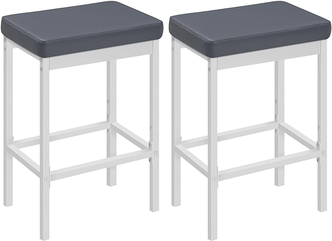 HOOBRO Bar Stools, 24.8-Inch Height Stools, Breakfast Bar Stools, Kitchen Bar by HOOBRO
