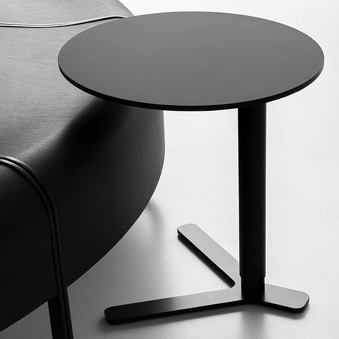 C Shaped Side Table End Coffee Tables, Unique Aesthetics Minimalist Accent - Image 7