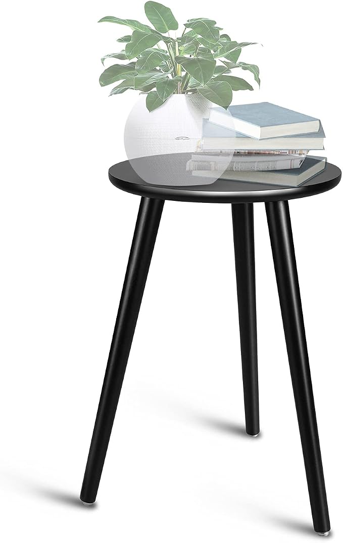 Uneedem Indoor Plant Stand, Modern Plant Table 16.5" Tall Wood Mid Century by Uneedem
