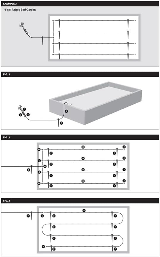 Rain Bird GARDENKIT Drip Irrigation Raised Bed Garden Watering Kit - Image 11