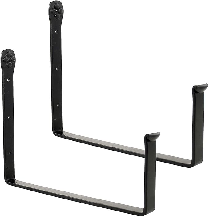 Achla Designs Window Flower Box Wall Brackets, 12 inch by ACHLADesignsHomeGarden