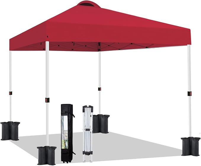 10x10 Heavy Duty Pop up Commercial Canopy Tent Instant Sun Shelter by SAILARYPatioFurniture