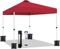 10x10 Heavy Duty Pop up Commercial Canopy Tent Instant Sun Shelter by SAILARYPatioFurniture