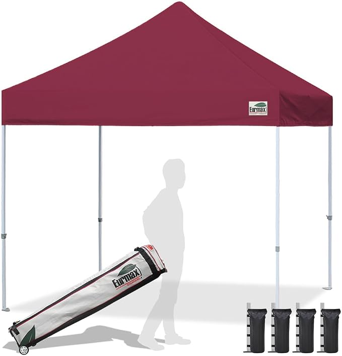 Eurmax USA Standard 10x10ft Patio Pop Up Canopy Tent by Eurmax