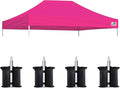 Eurmax USA Pop Up Canopy Top Gazebo Tent Cover Replacement Top Only, Bonus 4PC by Eurmax