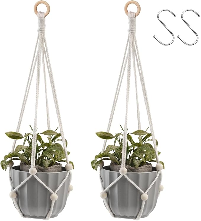 Artilady Hanging Planter for Indoor Plants Macrame Plant Hanger Large Hanging by Artilady