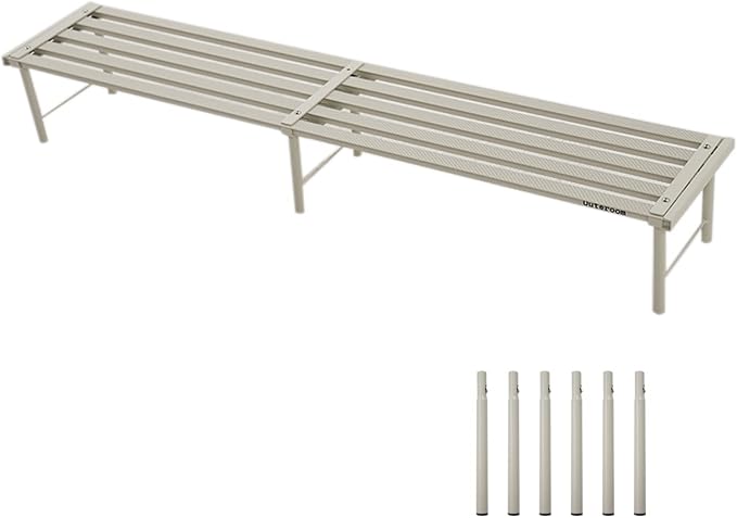 SBDSBD OUTEROOM Metal Plant Stand, Rust-proof Aluminum Flower Pot Stand by GardeningLifestyle