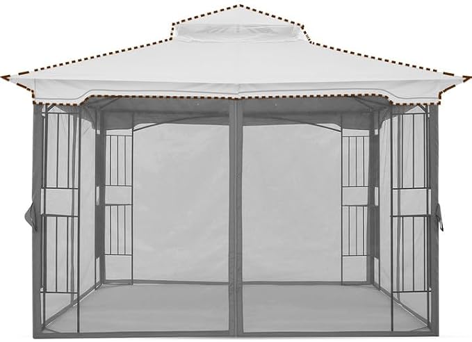 MASTERCANOPY Patio Gazebo Mosquito Netting Screen Walls by MASTERCANOPY