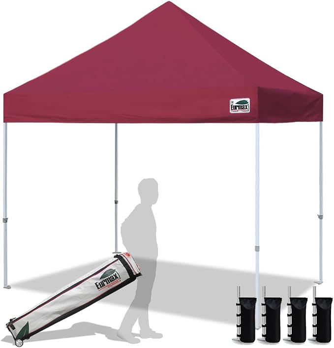 Eurmax USA 8'x8' Pop Up Canopy Tent Commercial Instant Canopies by Eurmax
