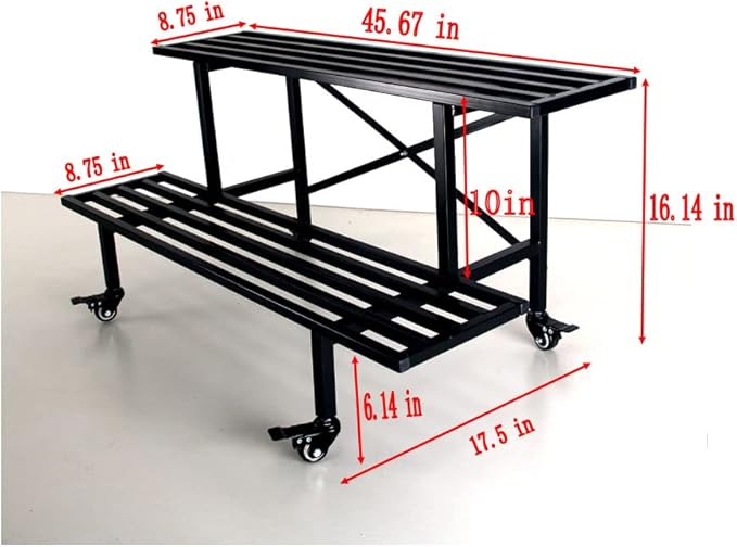 Zhongma 2 Tier Sturdy Metal Plant Stand - Image 6