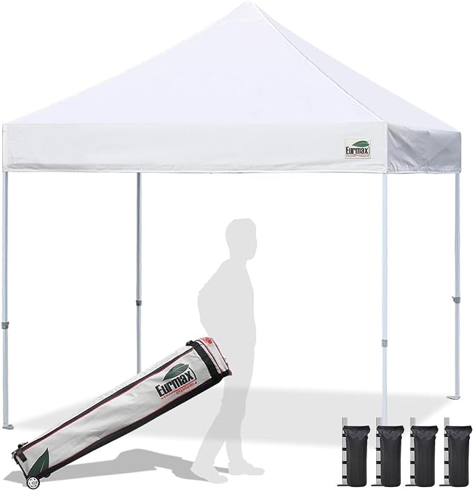 Eurmax USA Standard 10x10ft Patio Pop Up Canopy Tent by Eurmax