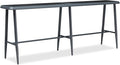 PURPLE LEAF Outdoor High Bar Table Rectangular Patio Pub Balcony Table by PURPLELEAF